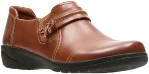 حذاء Clarks Cheyn Madi للنساء - جلد أسمر داكن - - 10 M US in Kuwait