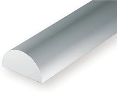 Evergreen Scale Models Half Round .080 4 EVG242 Plastic Building Supplies in Saudi Arabia
