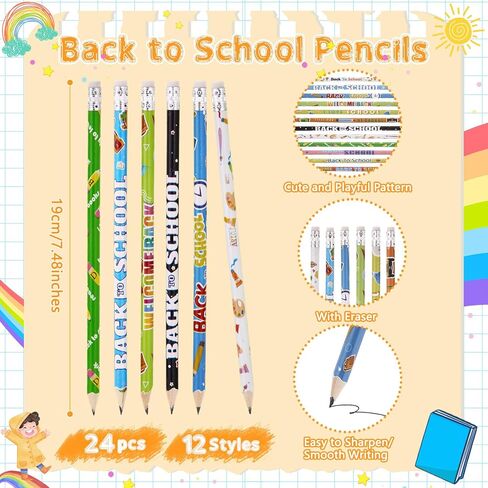 48 PCS مرة أخرى إلى هدايا المدرسة لعملية عيد الميلاد في اليوم الأول من دفاتر المدارس الطالب ، قم بتعيين أقلام الرصاص مع جوائز الفصول الدراسية للدرس in Saudi Arabia