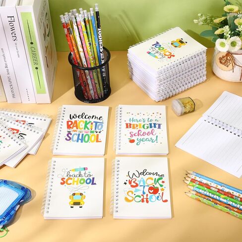 48 PCS مرة أخرى إلى هدايا المدرسة لعملية عيد الميلاد في اليوم الأول من دفاتر المدارس الطالب ، قم بتعيين أقلام الرصاص مع جوائز الفصول الدراسية للدرس in Saudi Arabia