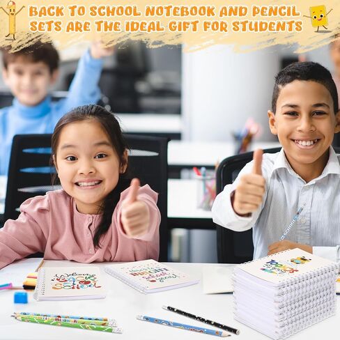48 PCS مرة أخرى إلى هدايا المدرسة لعملية عيد الميلاد في اليوم الأول من دفاتر المدارس الطالب ، قم بتعيين أقلام الرصاص مع جوائز الفصول الدراسية للدرس in Saudi Arabia