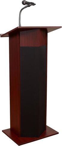 Oklahoma Sound 111Pls-My Power Plus Lectern ، 22 "عرض × 46" الارتفاع × 17 "، الماهوغاني in Kuwait