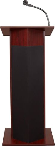 Oklahoma Sound 111Pls-My Power Plus Lectern ، 22 "عرض × 46" الارتفاع × 17 "، الماهوغاني in Kuwait