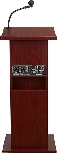 Oklahoma Sound 111Pls-My Power Plus Lectern ، 22 "عرض × 46" الارتفاع × 17 "، الماهوغاني in Kuwait