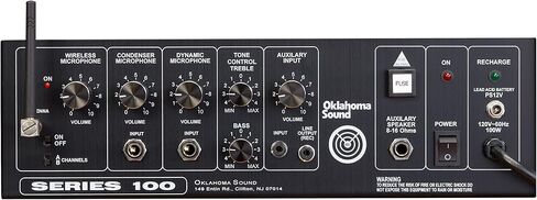 Oklahoma Sound 111Pls-My Power Plus Lectern ، 22 "عرض × 46" الارتفاع × 17 "، الماهوغاني in Kuwait