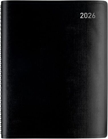 Office Depot Brand Weekly Monthly Planner, 8" x 11", Black, January 2026 to December 2026, OD71080026 in Saudi Arabia