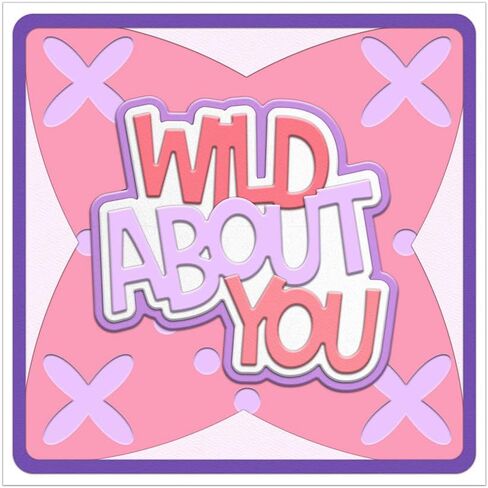 يموت Wild About You Die Cuts لتصنيع بطاقات قطع المعادن لمجموعات DIY مصنوعة يدويًا لمهرجانات الورق المصنوع من الورق المصنوع من الألبوم الزفاف in Kuwait