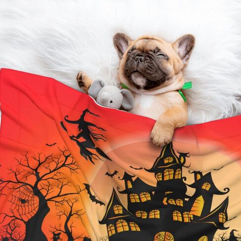 Plush Pet Blanket Maple Leaf Fall 3D Paw Print Design Soft Fluffy Blankets Throw for Dog Puppy Cat Kitten Pets Gifts Large in Kuwait