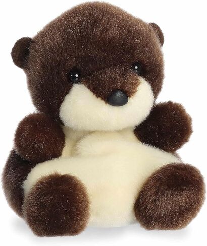 Aurora® Adorable Palm Pals™ Elena River Otter™ Stuffed Animal - Fun Collectible Plush for Kids and Adult Collectors - Perfect for Decorating Rooms and Birthday Gifts - Brown 5 Inches in Saudi Arabia
