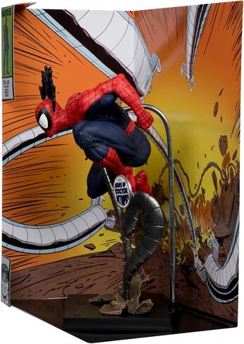 McFarlane Toys- Marvel Spider-Man 1: 6th Scale Trojectible مع Scene & Comic (Marvel Tales #223) in Saudi Arabia