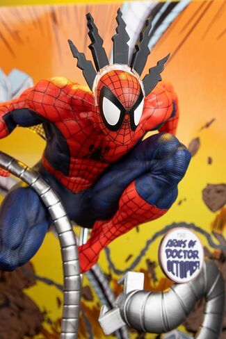 McFarlane Toys- Marvel Spider-Man 1: 6th Scale Trojectible مع Scene & Comic (Marvel Tales #223) in Saudi Arabia