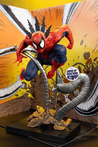McFarlane Toys- Marvel Spider-Man 1: 6th Scale Trojectible مع Scene & Comic (Marvel Tales #223) in Saudi Arabia