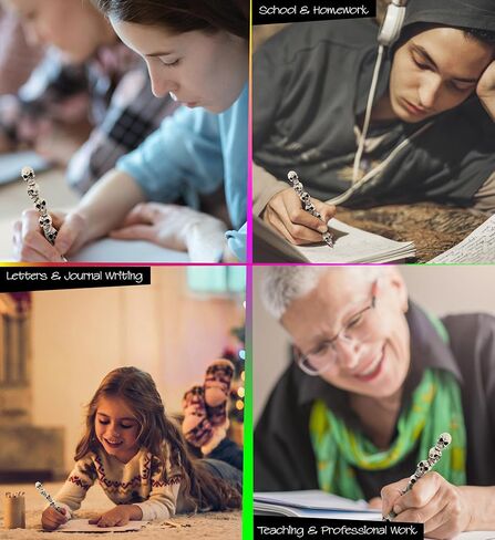 Pen Tower Tower Pen - أقلامًا مضحكة رائعة للأطفال والمراهقين والبالغين ، وقلم كرة رائع ممتع للكتابة المدرسية واللوازم المكتبية الفريدة ، وهدية قلم عصبي للرجال والنساء - 6 بوصات in Kuwait