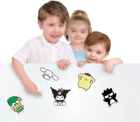 24Pcs Cute Anime Stickers, Mixed & Matched with 8 Designed Cartoon Sticker (3 of Each) for Party Decoration, Reward, Decor, Gift Idea in Saudi Arabia