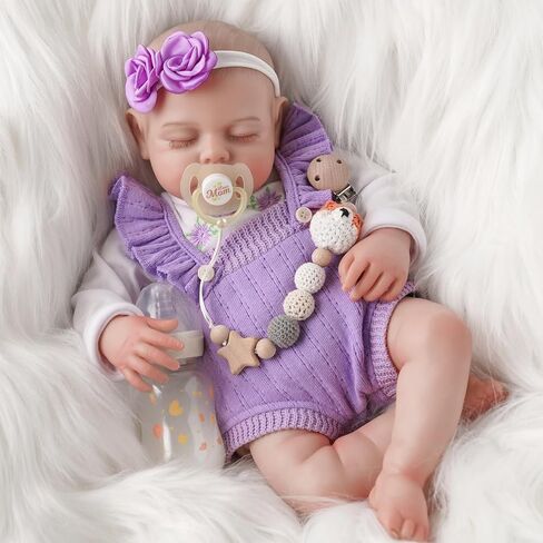 BABESIDE Lifelike Reborn Baby Dolls Girl - 20 Inch Soft Body Realistic-Newborn Handmade Real Life Baby Dolls with Complete Accessories Perfect for Cuddling, Playtime, and Gift Giving in Saudi Arabia