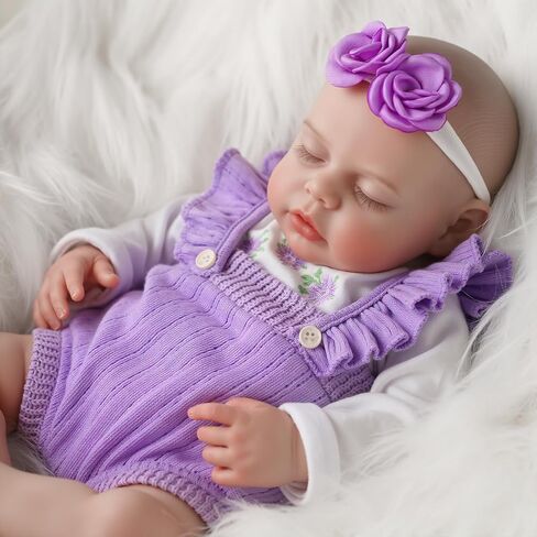 BABESIDE Lifelike Reborn Baby Dolls Girl - 20 Inch Soft Body Realistic-Newborn Handmade Real Life Baby Dolls with Complete Accessories Perfect for Cuddling, Playtime, and Gift Giving in Saudi Arabia