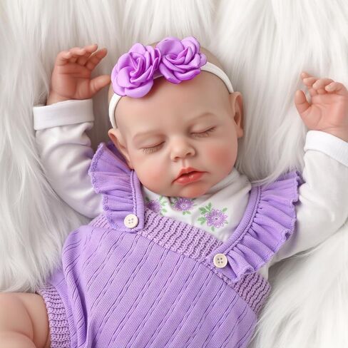 BABESIDE Lifelike Reborn Baby Dolls Girl - 20 Inch Soft Body Realistic-Newborn Handmade Real Life Baby Dolls with Complete Accessories Perfect for Cuddling, Playtime, and Gift Giving in Saudi Arabia