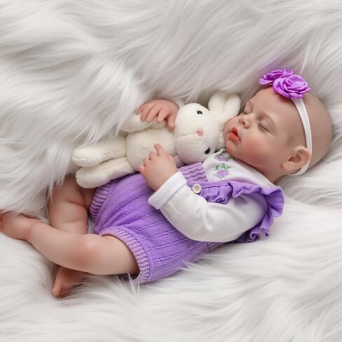 BABESIDE Lifelike Reborn Baby Dolls Girl - 20 Inch Soft Body Realistic-Newborn Handmade Real Life Baby Dolls with Complete Accessories Perfect for Cuddling, Playtime, and Gift Giving in Saudi Arabia