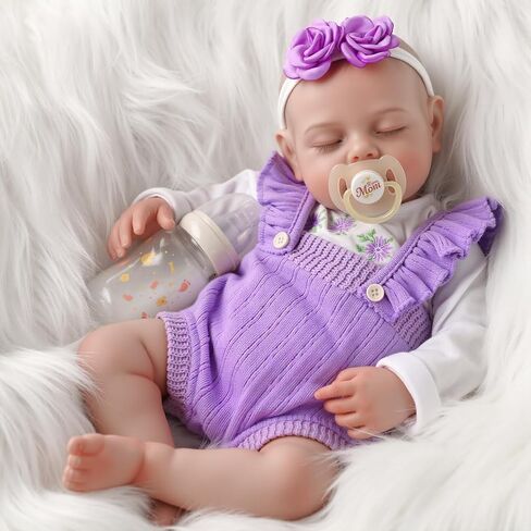 BABESIDE Lifelike Reborn Baby Dolls Girl - 20 Inch Soft Body Realistic-Newborn Handmade Real Life Baby Dolls with Complete Accessories Perfect for Cuddling, Playtime, and Gift Giving in Saudi Arabia
