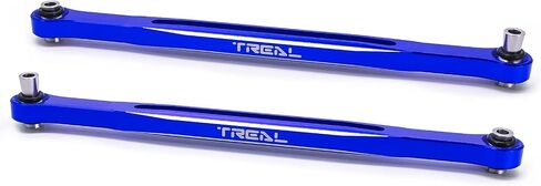 TREAL Aluminum 7075 Steering Toe Links Set (2) Compatible with X-MAXX (Blue) in Saudi Arabia