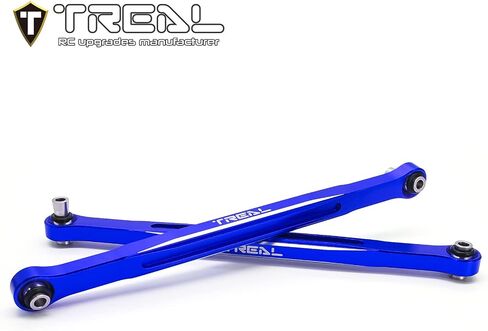 TREAL Aluminum 7075 Steering Toe Links Set (2) Compatible with X-MAXX (Blue) in Saudi Arabia