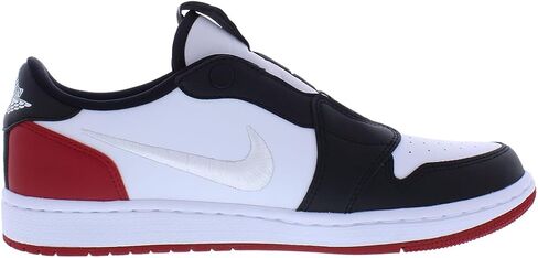 حذاء نسائي Air Jordan 1 Retro منخفض الانزلاق (AV3918-102، أبيض/أبيض-جيم أحمر-أسود) مقاس 8 in Saudi Arabia