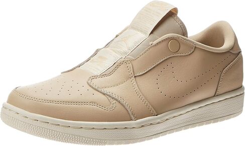 حذاء نسائي Air Jordan 1 Retro منخفض الانزلاق (AV3918-102، أبيض/أبيض-جيم أحمر-أسود) مقاس 8 in Saudi Arabia