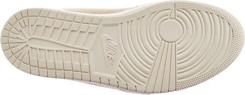 حذاء نسائي Air Jordan 1 Retro منخفض الانزلاق (AV3918-102، أبيض/أبيض-جيم أحمر-أسود) مقاس 8 in Saudi Arabia