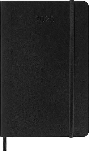 Moleskine Classic 12 Month 2026 Weekly Horizontal Planner, Soft Cover, Pocket (3.5" x 5.5"), Black, 144 pages in Saudi Arabia