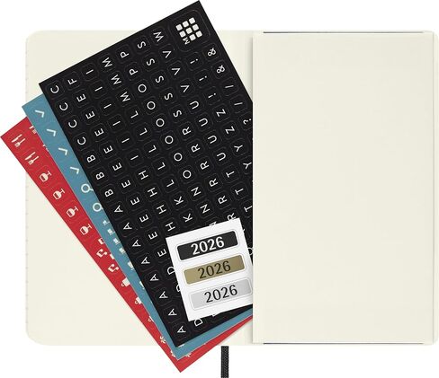 Moleskine Classic 12 Month 2026 Weekly Horizontal Planner, Soft Cover, Pocket (3.5" x 5.5"), Black, 144 pages in Saudi Arabia