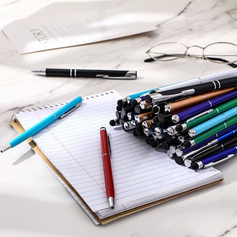 200 جهاز كمبيوتر متنوع حبر الحبر المعدني المعدني الكلاسيكي القابل للسحب ، نصيحة القلم ، وأقلام عشوائية الحبر الأسود المطبوع لمدرسة Office Home School in Kuwait