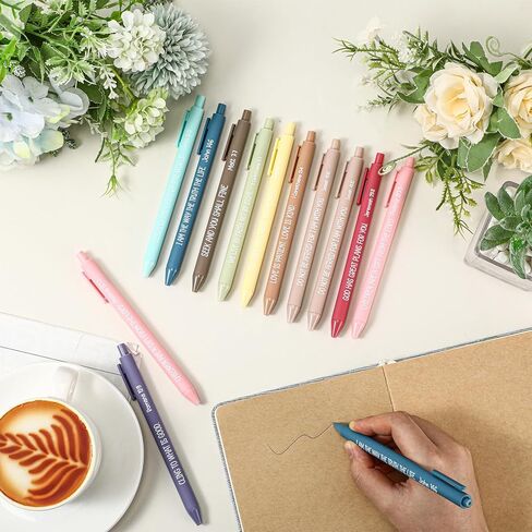 50 Pcs Christian Inspirational Ballpoint Pens Bible Verse Religious Pens First Day of Sunday School Gifts for Students Reward Supplies in Saudi Arabia