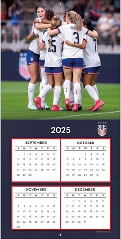 Us Women's Soccer Team 2026 12x12 Team Wall Calendar in Saudi Arabia