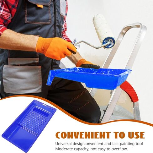 صينية أسطوانة الطلاء Lurrose مع تصميم مريح غير متغلغل حاوية خلط الصباغ العميقة لطلاء الفوضى ل DIY والاستخدام المهني in Kuwait