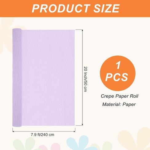 MECCANIXITY Crepe Paper, 7.9ft Long 20 Inch Wide Dark Blue Crepe Paper Roll for Streamers Party Decorations, Graduation Party Supplies, DIY Crafts(Pack of 1) in Saudi Arabia