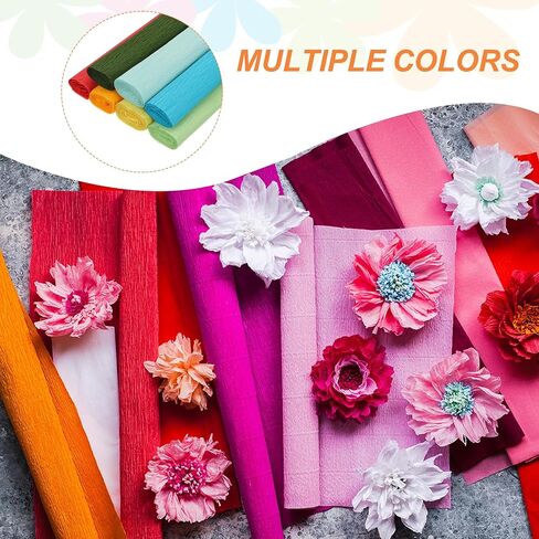 MECCANIXITY Crepe Paper, 7.9ft Long 20 Inch Wide Dark Blue Crepe Paper Roll for Streamers Party Decorations, Graduation Party Supplies, DIY Crafts(Pack of 1) in Saudi Arabia