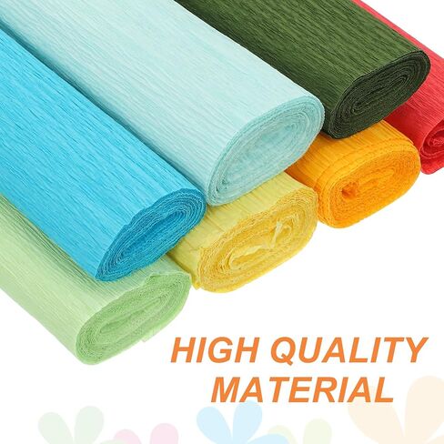 MECCANIXITY Crepe Paper, 7.9ft Long 20 Inch Wide Dark Blue Crepe Paper Roll for Streamers Party Decorations, Graduation Party Supplies, DIY Crafts(Pack of 1) in Saudi Arabia