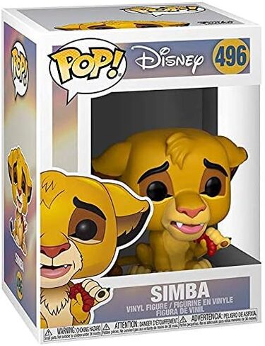 Disney: The Lion King - Simba Funko Pop! Vinyl Figure (Includes Compatible Pop Box Protector Case) in Saudi Arabia