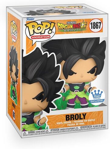 Pop Anime: Dragonball Super - Enraged Broly Vinyl Figure Bundled with Box Protector Compatible for Funko in Kuwait