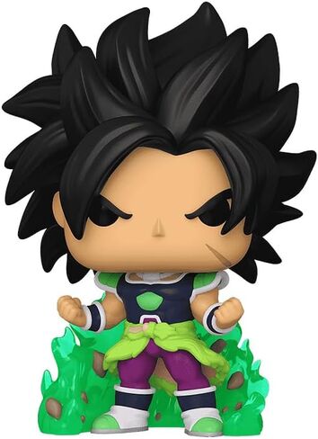 Pop Anime: Dragonball Super - Enraged Broly Vinyl Figure Bundled with Box Protector Compatible for Funko in Kuwait