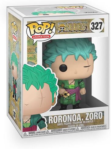 Pop Anime: One Piece - Roronoa Zoro Vinyl Figure Included with Box Protector Compatible for Funko in Kuwait