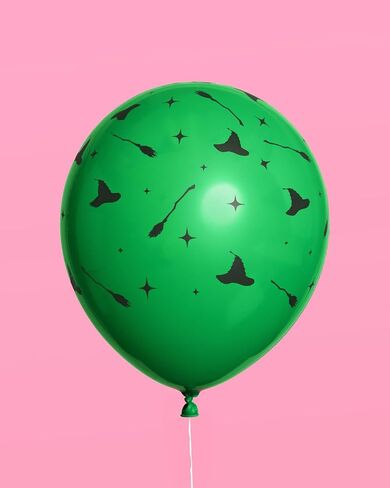 XO ، Fetti Pink + Green Witch Latex Balloons - 24 PK ، 12 " in Saudi Arabia