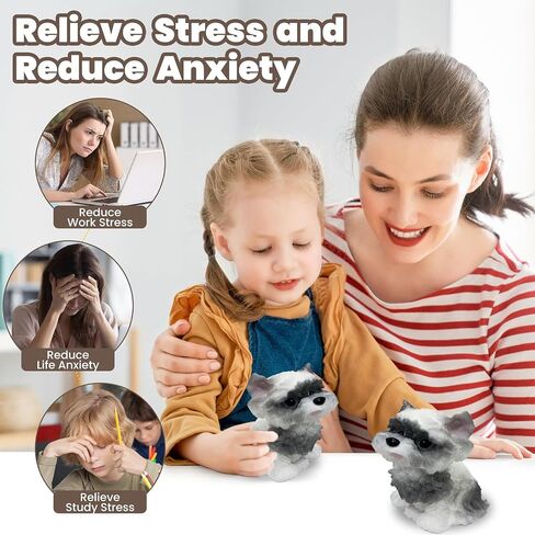 Cute Taba Squishy Dog, Squishy Dog Stress Relief Toy for Adult/Kids, Handmade Soft Teddy Dog Design, Perfect Squeeze Toys Gift for Relaxation and Fun (Teddy A) in Kuwait