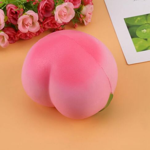 Peach Peach Toys Peach Fruit Slow Rising Soft Toy Stress Relieve Gift Slow Rising Peach Stuffed Plush in Saudi Arabia