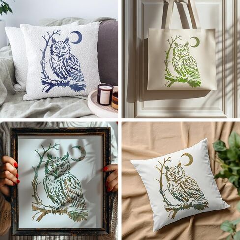 Mayjoydiy Owl stencil stency stency etencils Animal Paint in Kuwait