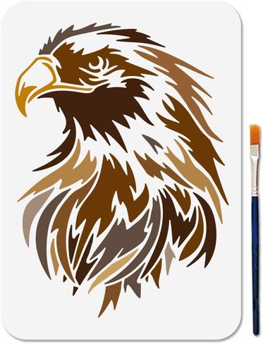 Mayjoydiy Owl stencil stency stency etencils Animal Paint in Kuwait