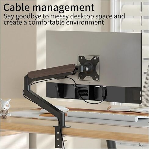 17-34 inch Desktop Monitor arm Gas Spring Full Motion Support LCD LED TV Stand PC Stand M5-M(M5W-M White) in Saudi Arabia