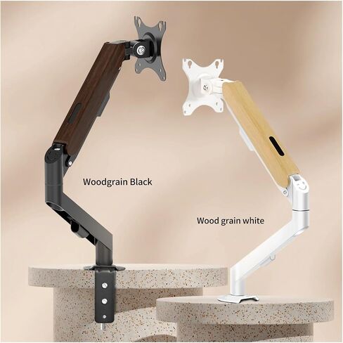 17-34 inch Desktop Monitor arm Gas Spring Full Motion Support LCD LED TV Stand PC Stand M5-M(M5W-M White) in Saudi Arabia