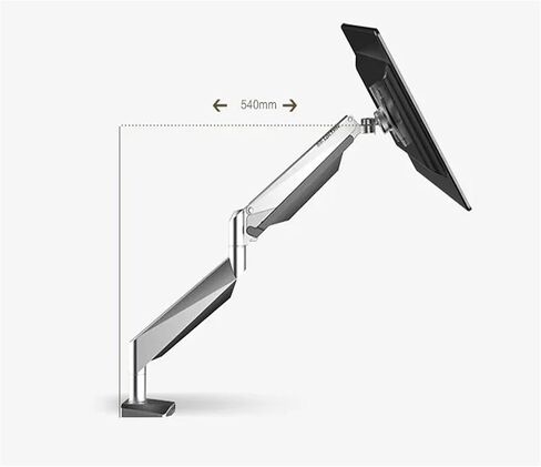 D7H Aluminum Gas Spring 10-30 inch LED LCD Monitor Stand-Mounted PC mounting arm, 9-20 kg Load Capacity, with Audio and USB Ports in Saudi Arabia