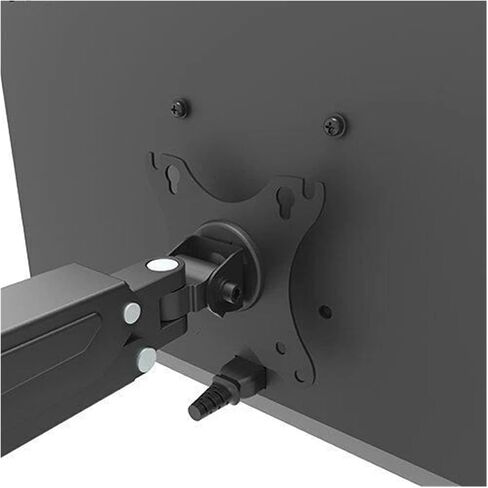 Double Arm TV LCD Monitor Desktop Mounting Bracket Art Rotating Gas Spring - in Saudi Arabia